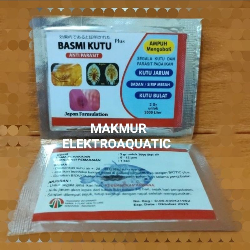 Jual Obat Kutu Ikan Hias Koi Koki Basmi Kutu Obat Kutu Jarum Kura