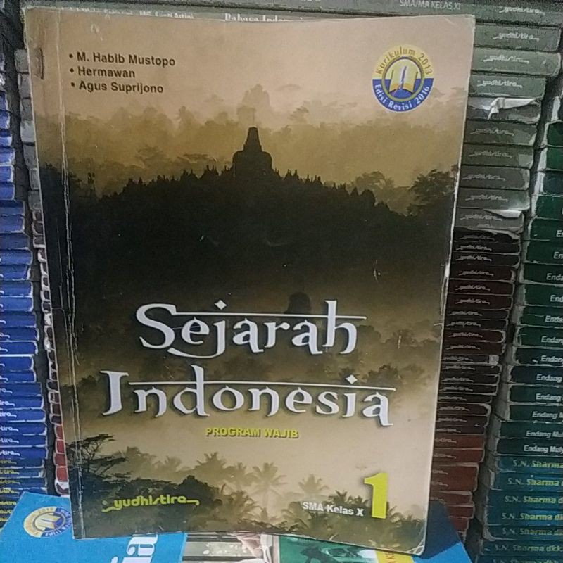 Jual Buku Sejarah Indonesia Program Wajib Yudhistira Kelas 1 SMA