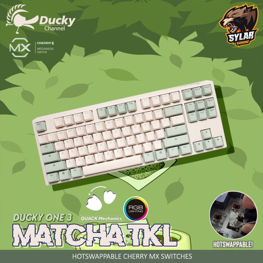 Jual Ducky One 3 Matcha TKL Hotswapp Mechanical Gaming Keyboard