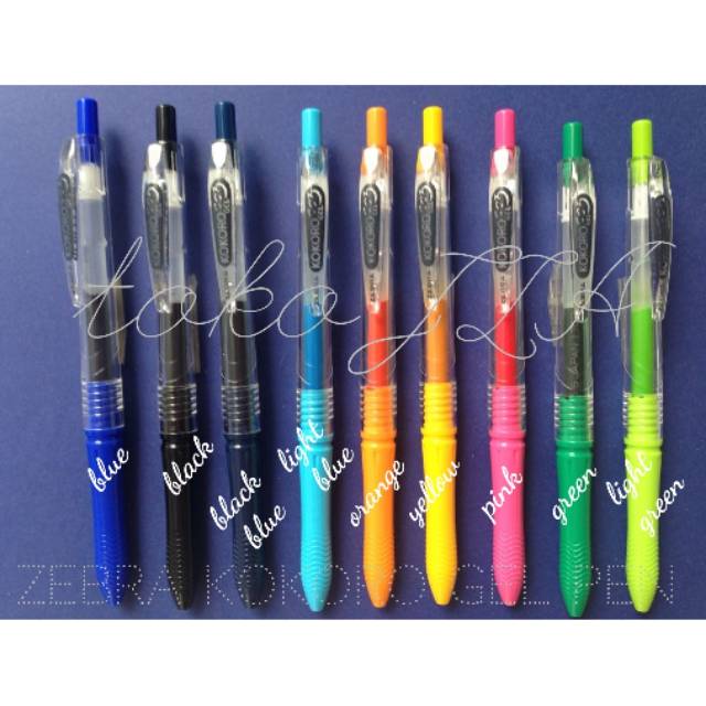 Jual Zebra Kokoro Gel Pen Mm Shopee Indonesia