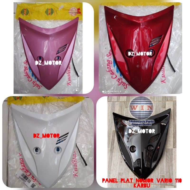 Jual Panel Tameng Kecil Depan Plat Nomor Honda Vario 110 Lama Old Karbu