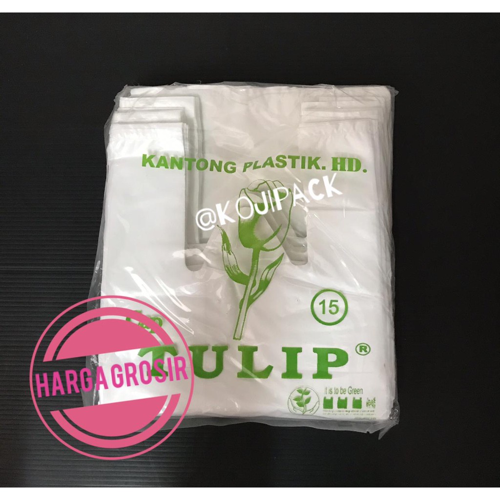 Jual Kantong Keresek Plastik Hd Tulip Tebal Ramah Lingkungan