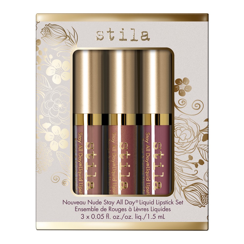 Jual Stila Nouveau Nude Stay All Day Liquid Lipstick Set Shopee Indonesia