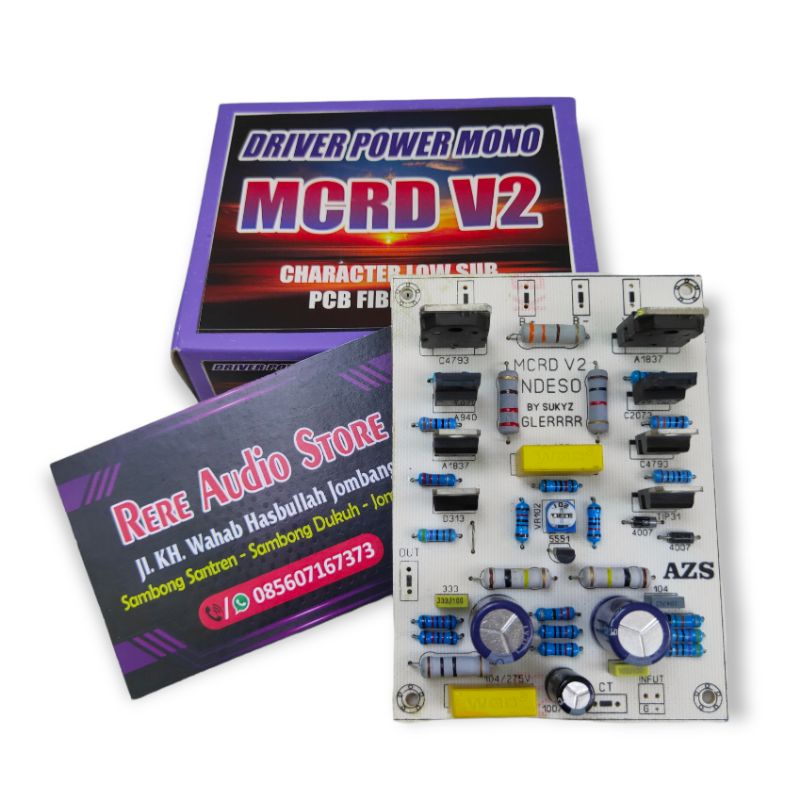 Jual Kit Driver MCRDV2 Power LOW SUB MCRD V2 PCB FIBER GLAS Shopee