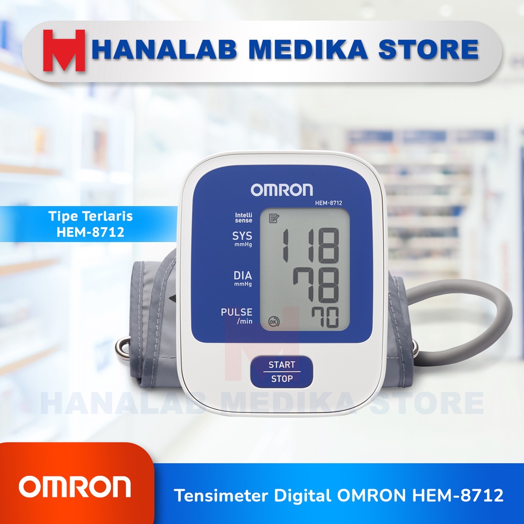 Jual Omron Tensimeter Digital HEM 8712 HEM 7140T Shopee Indonesia