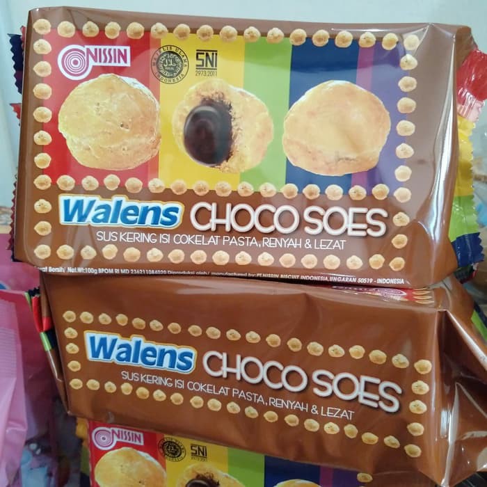 Jual Nissin Walens Choco Soes Biscuit Cookies 100 G Shopee Indonesia