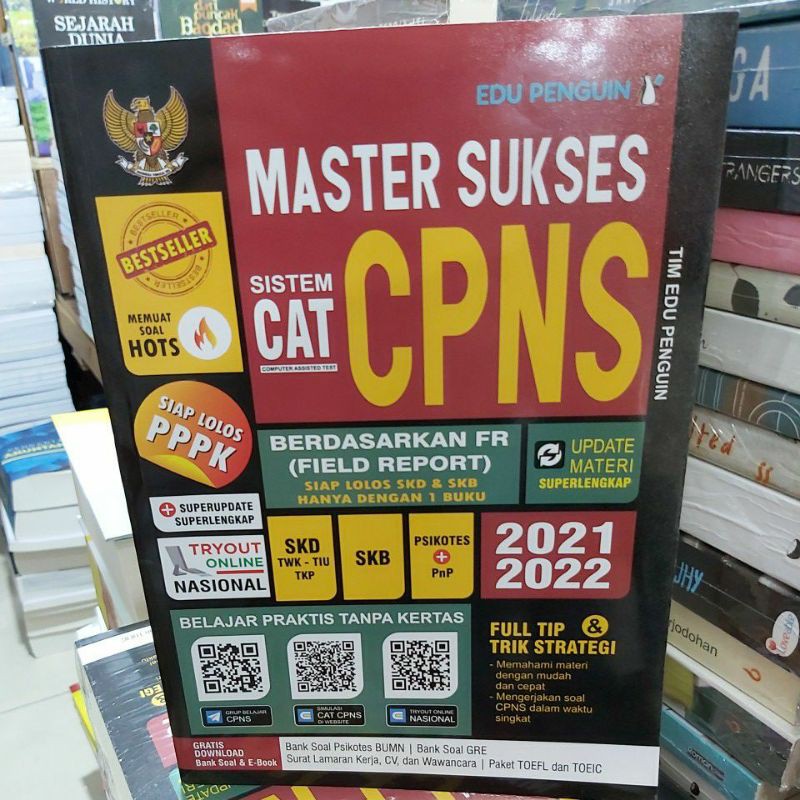 Jual Promosi Buku Original Master Sukses Sistem Cat Cpns Berdasarkan Fr