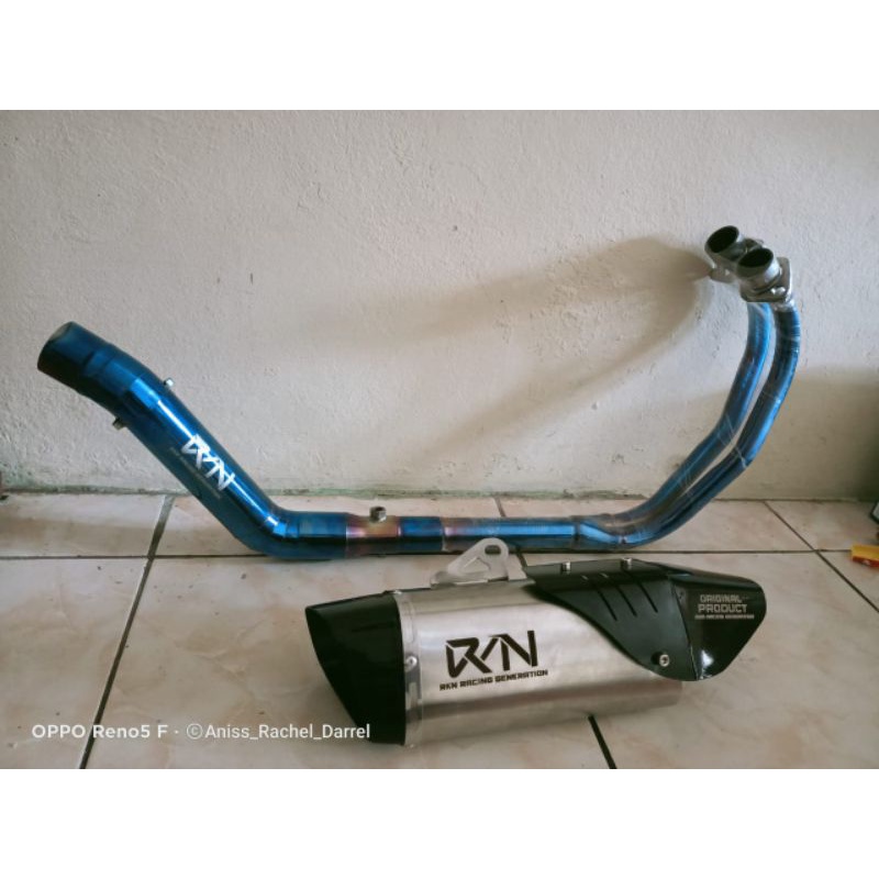 Jual Knalpot Racing Original Rkn Racing Generation Evo Fullsystem