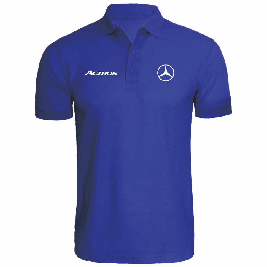 Jual Polo Shirt Mercedes Benz Actros Baju Kerah Mercy Actros Shopee