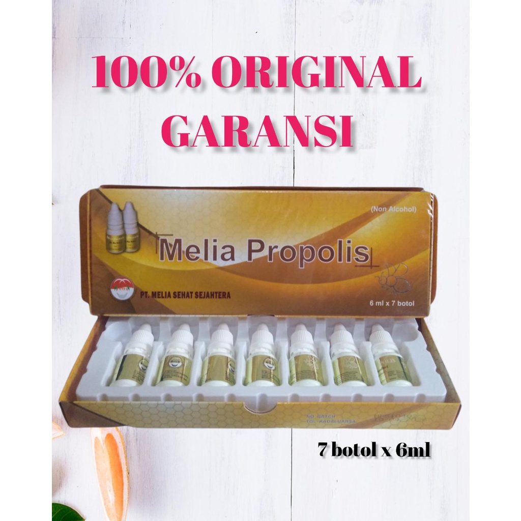 Jual Melia Propolis 1 Box 6ml X 7 Botol Shopee Indonesia