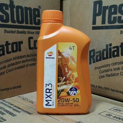 Jual OLI MESIN MOTOR REPSOL MXR3 MXR 3 20W 50 800 ML Shopee Indonesia