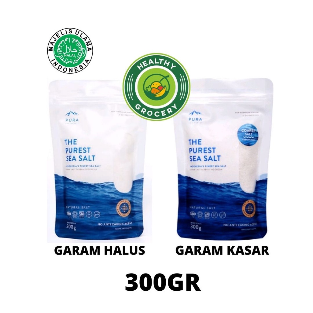 Jual Pura Purest Sea Salt Gr Garam Laut Halus Kasar Pura Seasalt