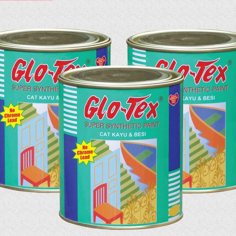 Jual PROMO CAT BESI DAN KAYU GLOTEX UKURAN 0 1 LTR CAT KAYU CAT