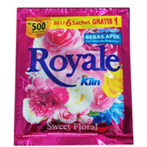 Jual ROYALE PEWANGI SOFTENER PAKAIAN 13 ML SACHET RENCENG SUNNY DAY