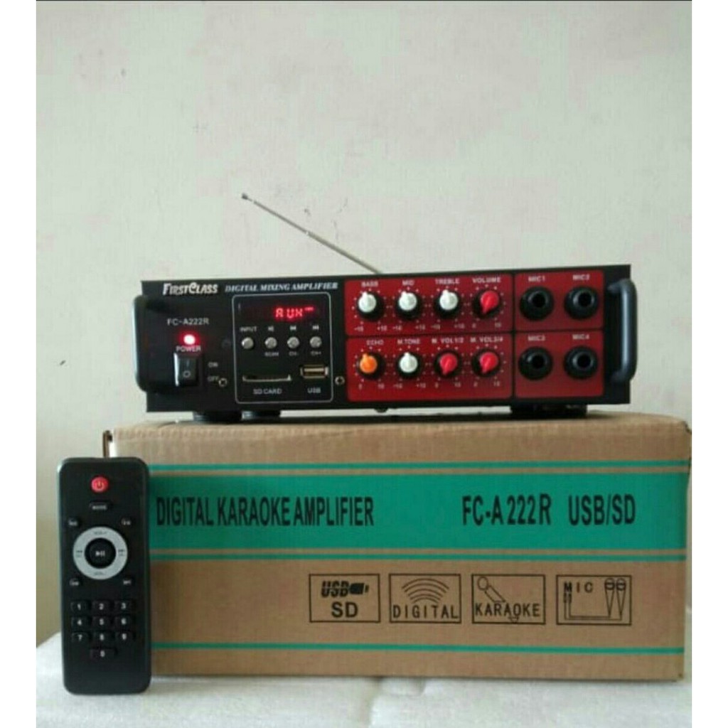 Jual AMPLIFIER JACK RODWELL FC A222R AMPLI KARAOKE USB SD BLUETOOTH