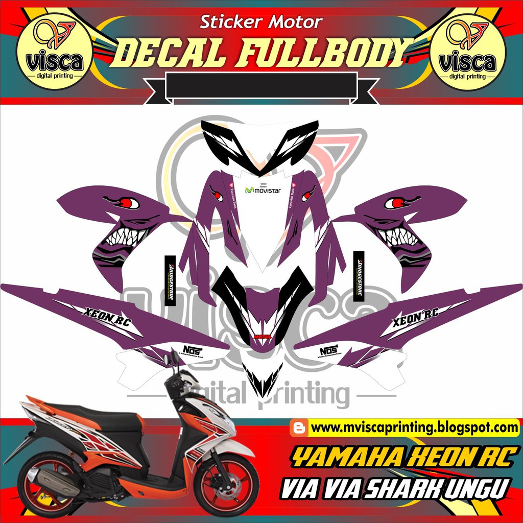 Jual Decal YAMAHA XEON GT Decal YAMAHA XEON GT Decal YAMAHA XEON GT