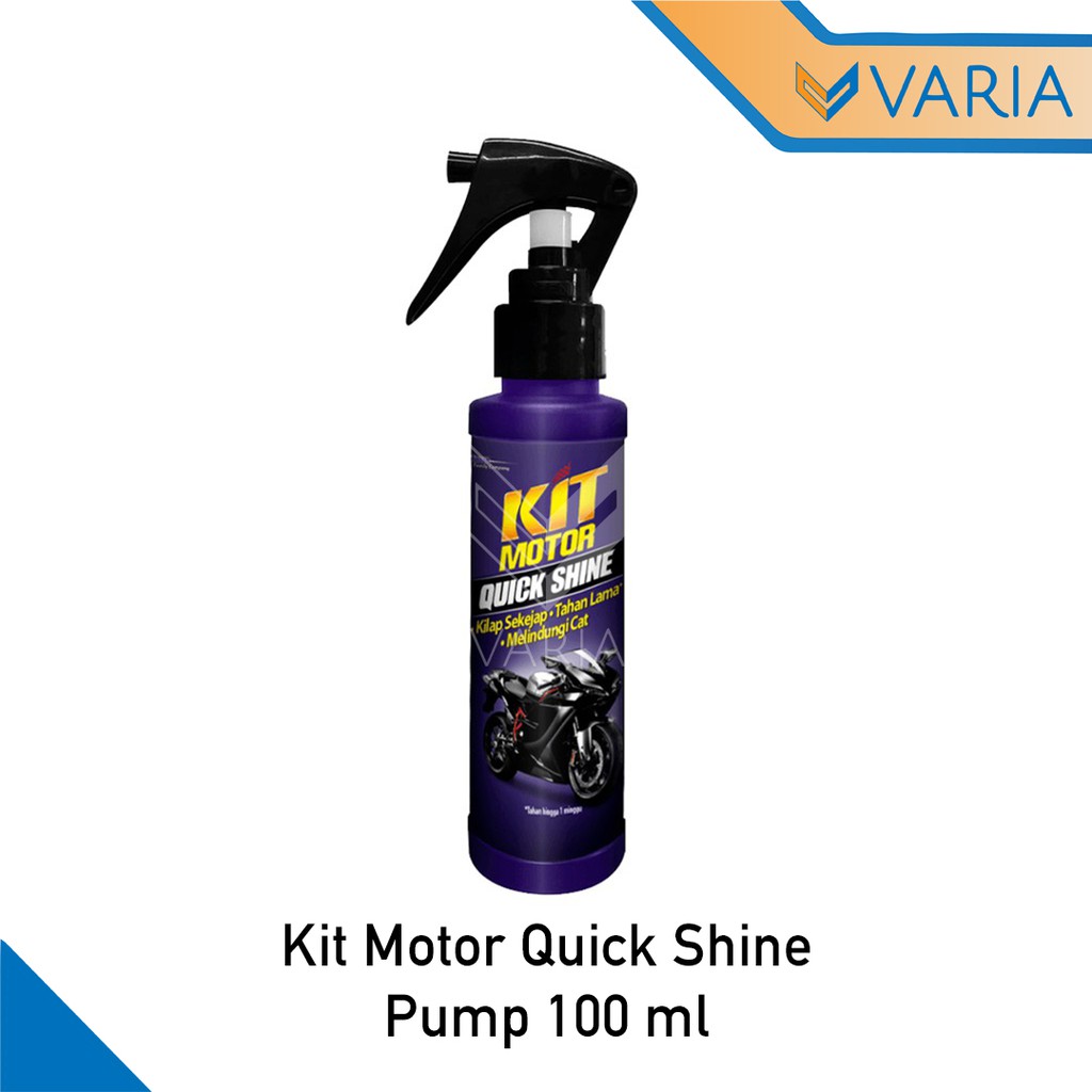 Jual Kit Motor Quick Shine Pengkilap Body Cat Pump 100 Ml Shopee