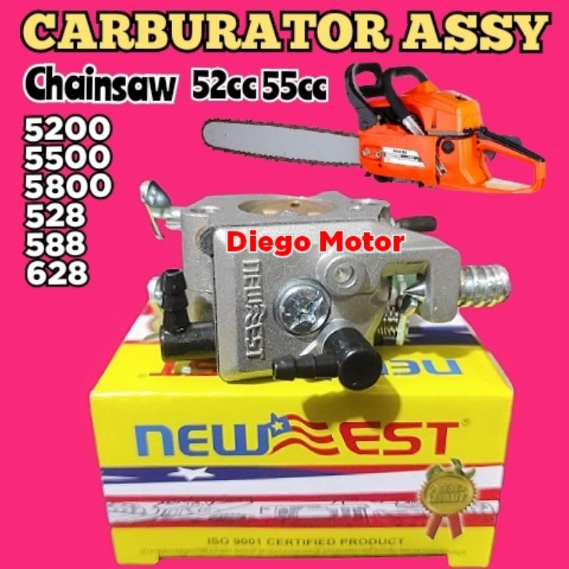 Jual 5200 5500 5800 Carburator Karburator New Est Mesin Chainsaw Senso