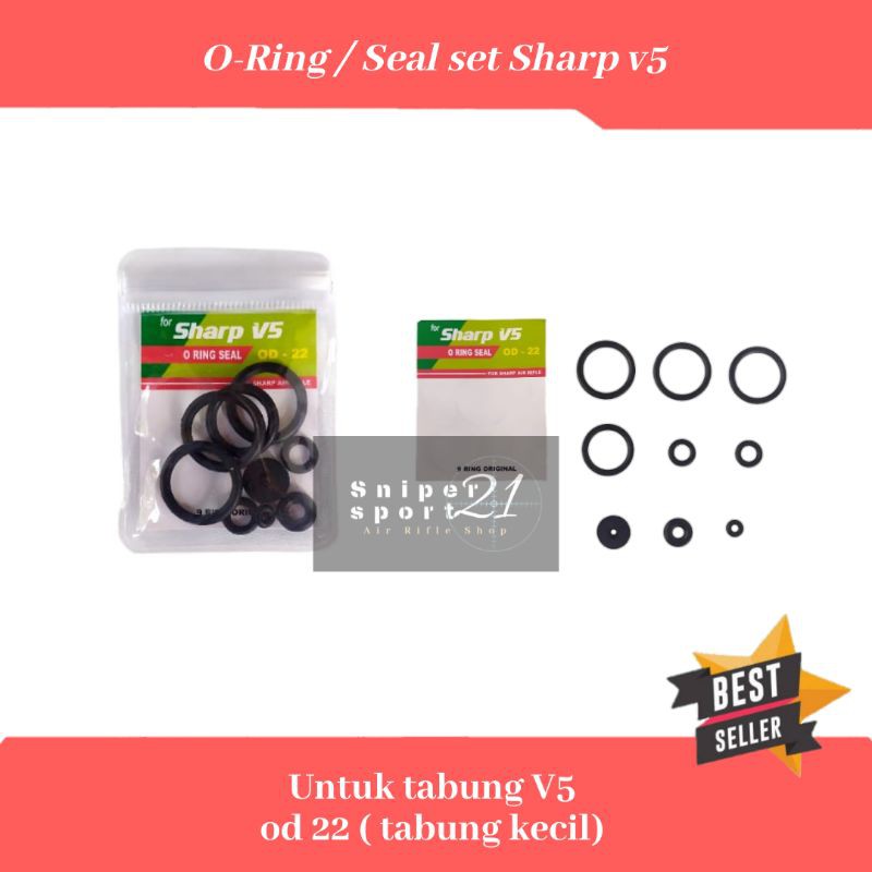 Jual Oring Set Tabung V5 Sil Set V5 Od 22 Seal Set Oring Shopee