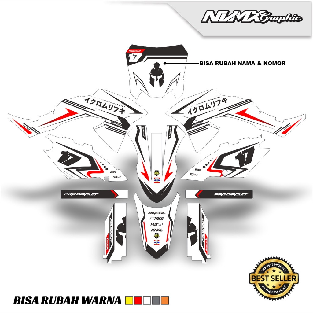 Jual Decal Klx Bf Stiker Custom Desain Shopee Indonesia