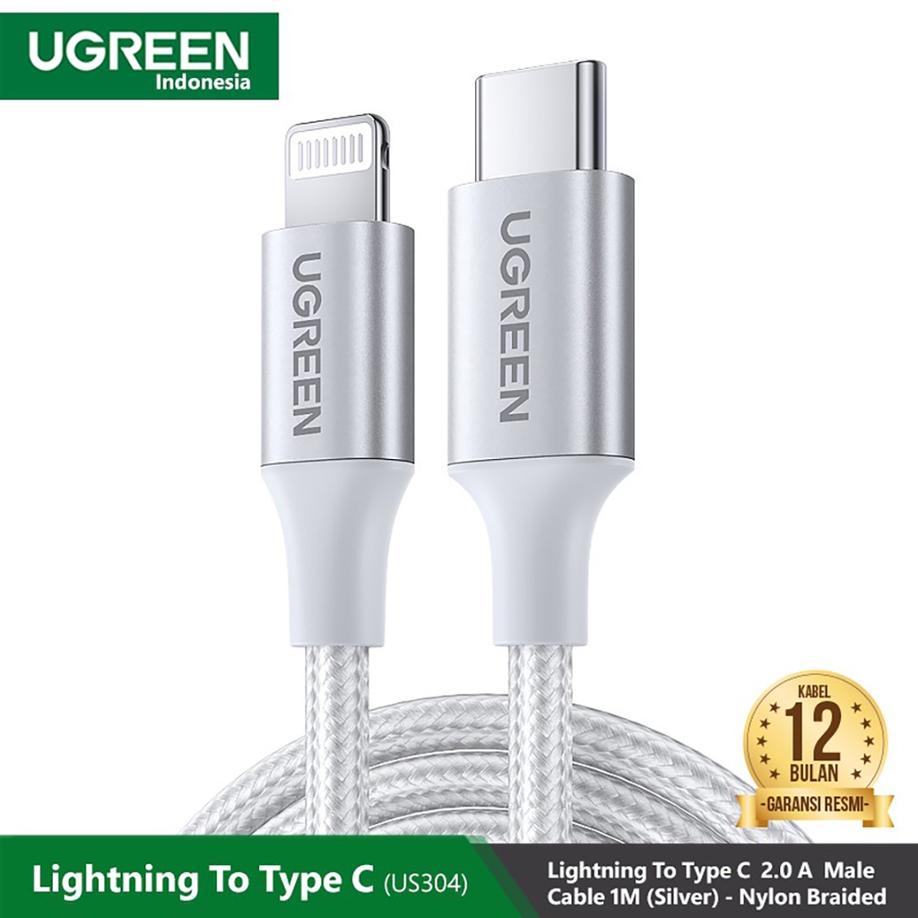 Jual Ugreen Mfi Usb C To Lightning M M White Original Us