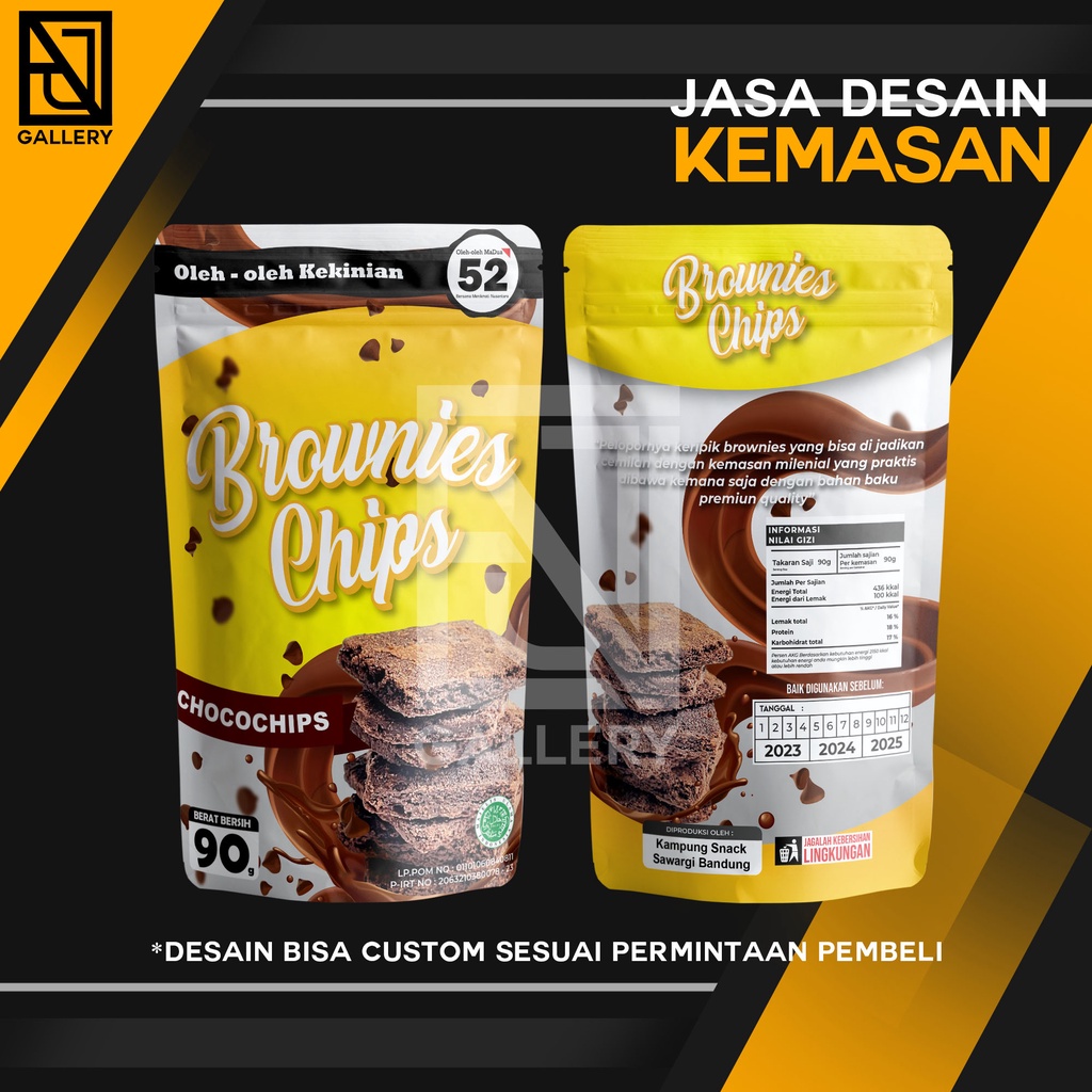 Jual JASA DESAIN KEMASAN STANDING POUCH PACKAGING LABEL BRANDING IMAGE