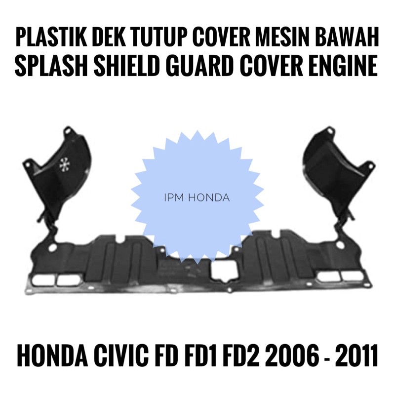 Jual Sna Cover Engine Plastik Tutup Dek Deck Mesin Bawah Splash