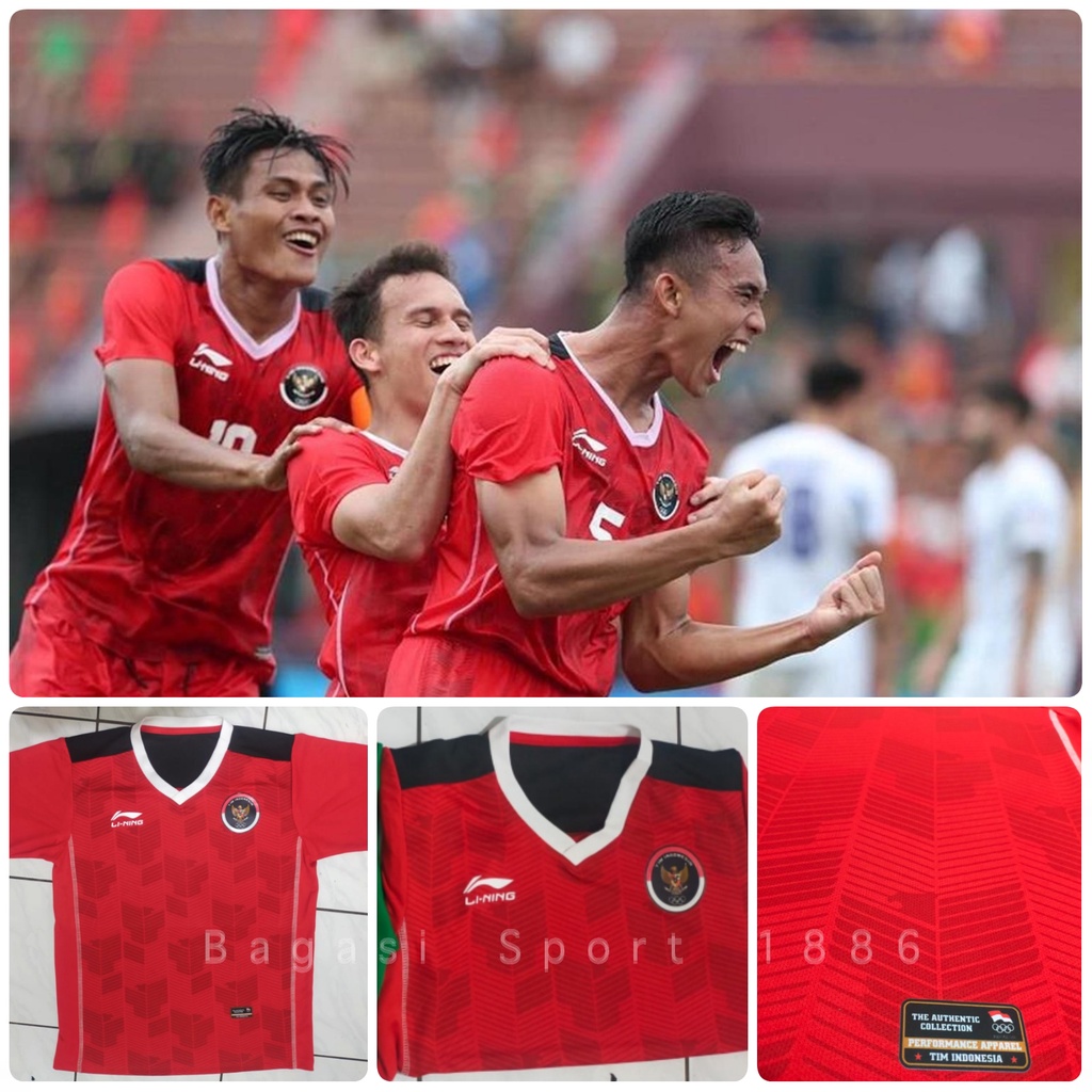 Jual Jersey Baju Bola Timnas Negara Indonesia Indo Home Kit Kandang