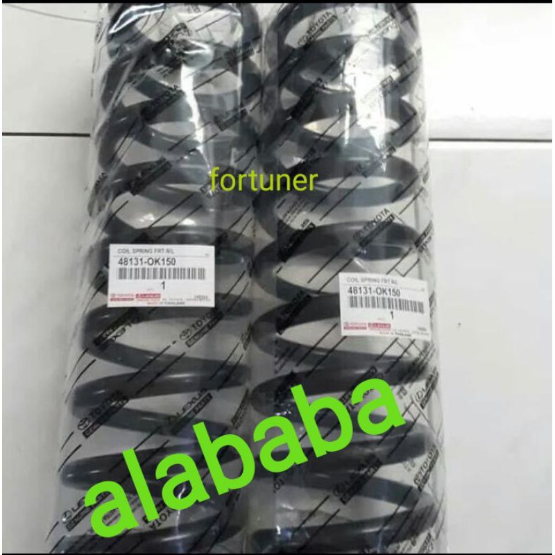 Jual Per Keong Depan Fortuner Coil Spring Front Asli Toyota Fortuner