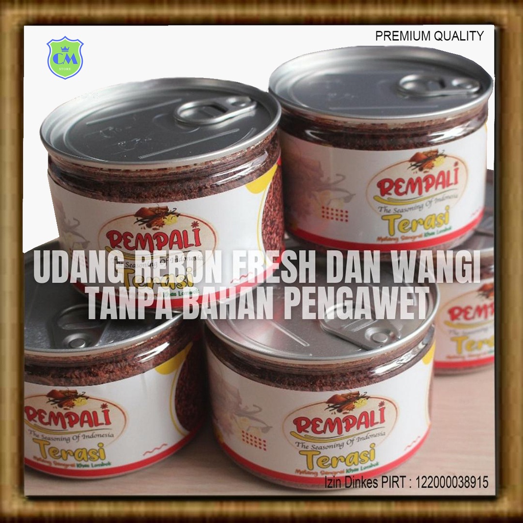 Jual Terasi Bubuk Udang Bumbu Masak Matang Instan Sangrai Khas Lombok