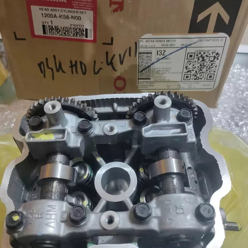 Jual Head Assy Cylinder Set K56 New CBR150 R SONIC 150 1200AK56N00