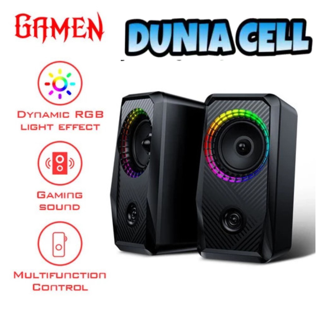 Jual PROMO Speaker GAMEN GS5 Laptop PC Gaming Soundbar Super Bass