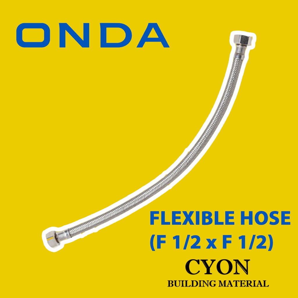 Jual ONDA FLEXIBLE HOSE F 1 2 X F 1 2 25 30 35 40 45 50 CM SELANG