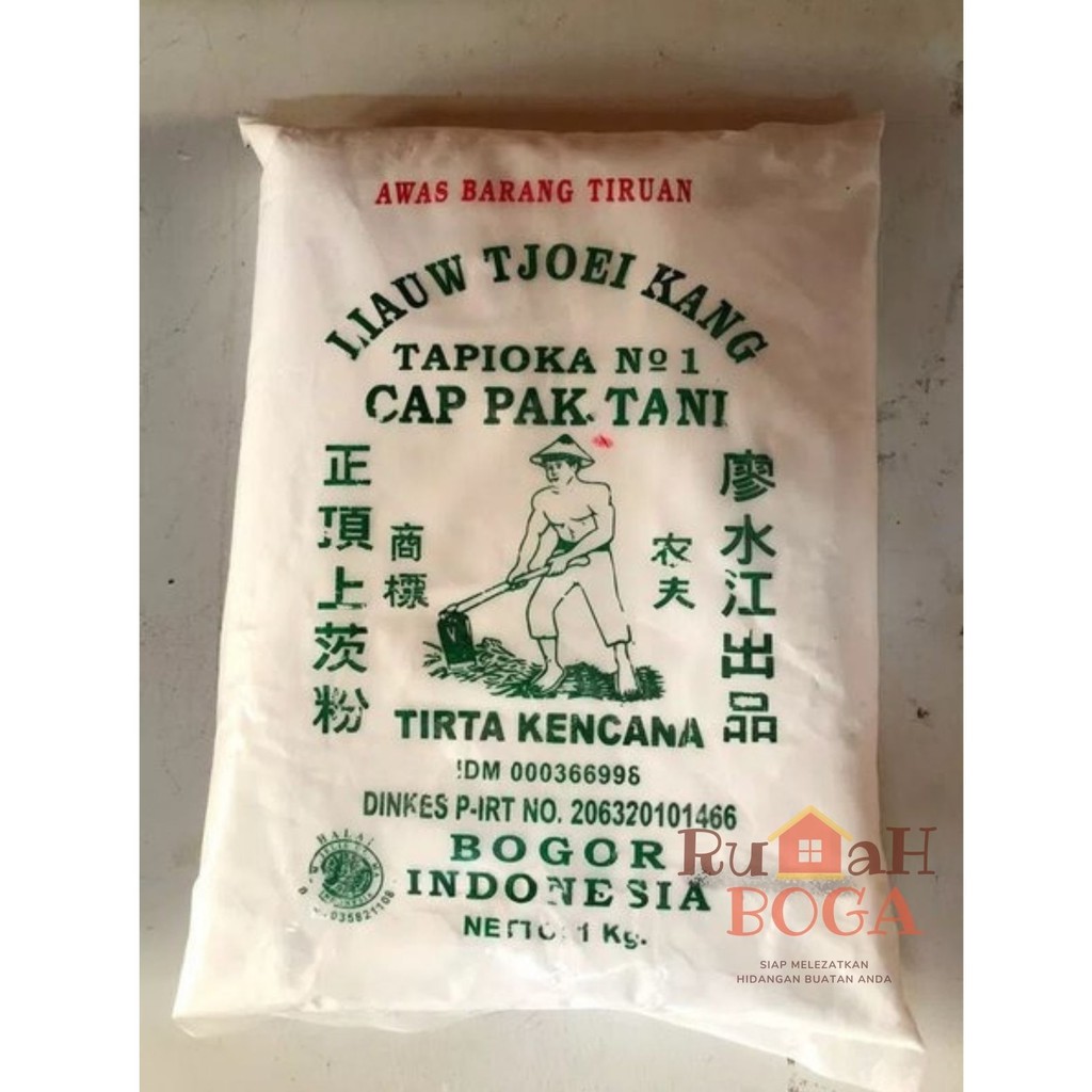 Jual Tepung Tapioka Sagu Cap Pak Tani Liauw Tjoei Kang Tirta Kencana