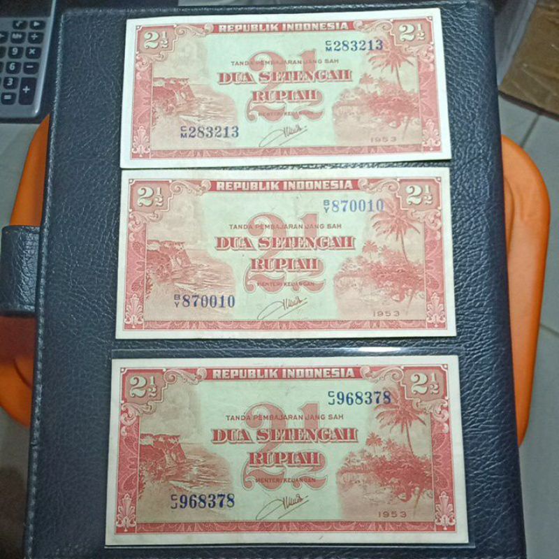 Jual 2 1 2 Rupiah Pemandangan Alam Thn 1953 Shopee Indonesia