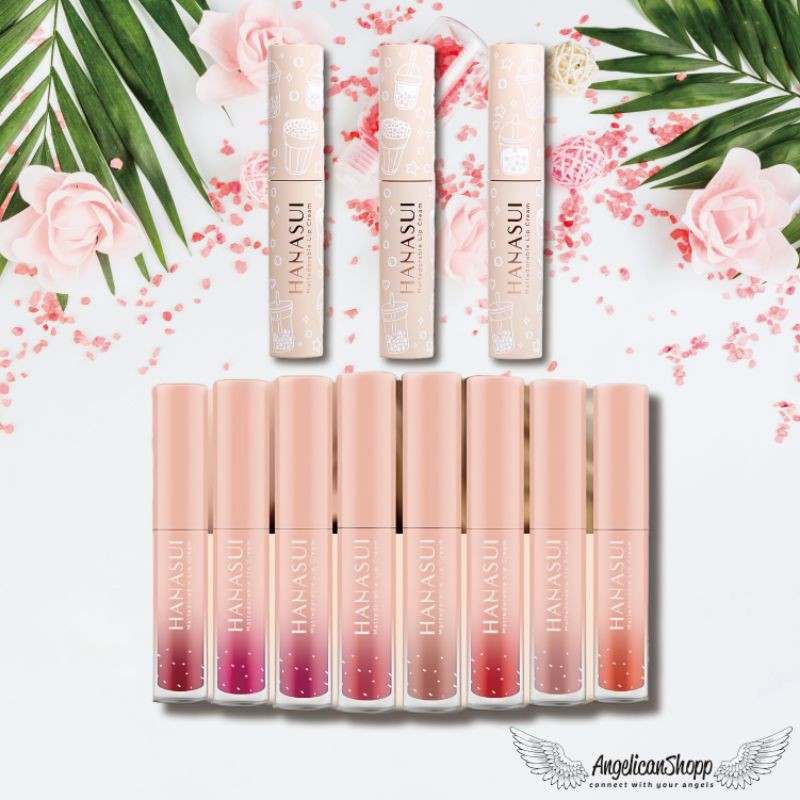 Jual HANASUI BOBA MATTEDORABLE LIP CREAM BIBIR BLUSH ON LIP