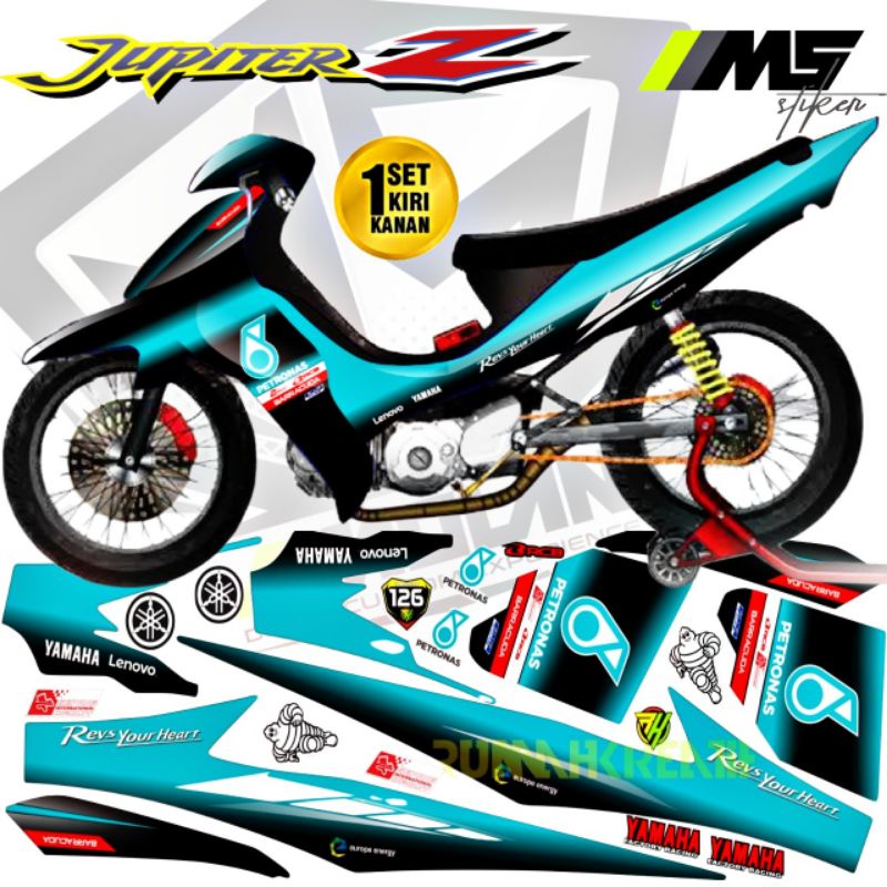 Jual Decal Sticker Striping Variasi Jupiter Z Burhan 2004 2009 PETRONAS