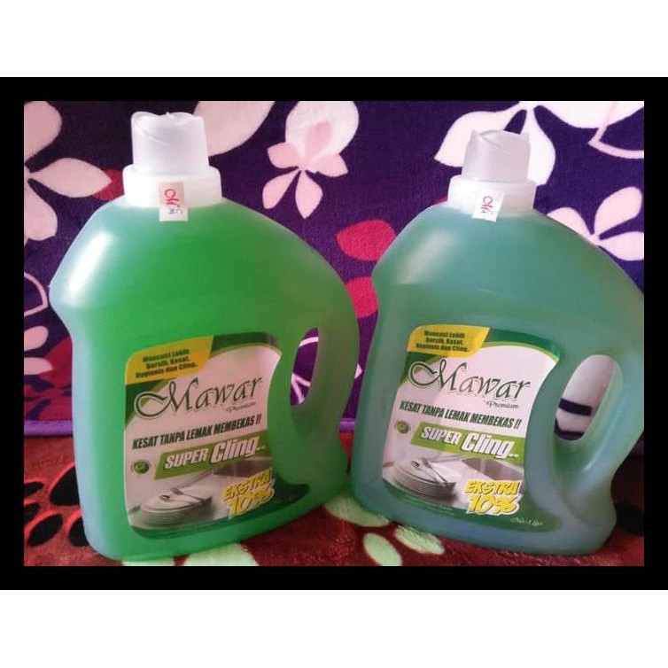 Jual Mawar Super Laundry Sabun Cuci Piring 1L Super Cling Terbaik