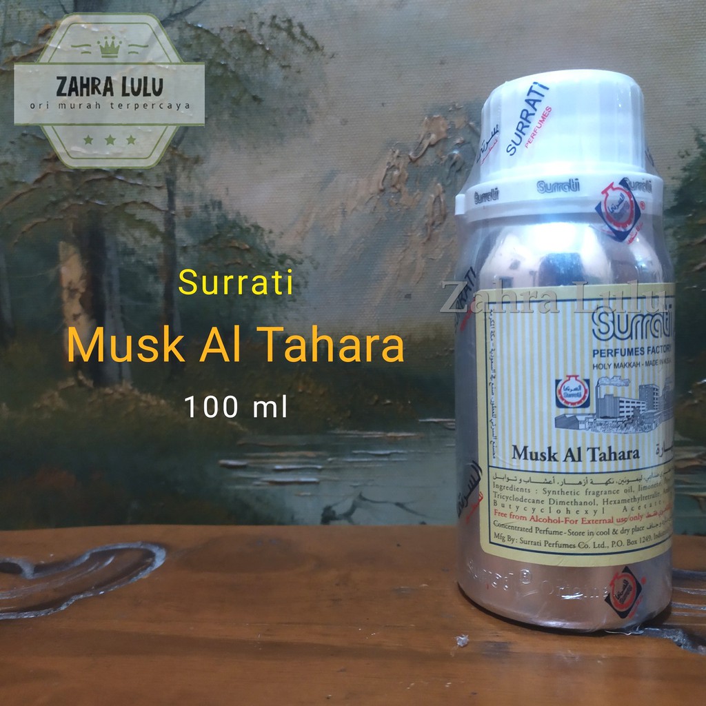 Jual Parfum MUSK AL TAHARA 100 Gms By Surrati Asli Original Arab Saudi