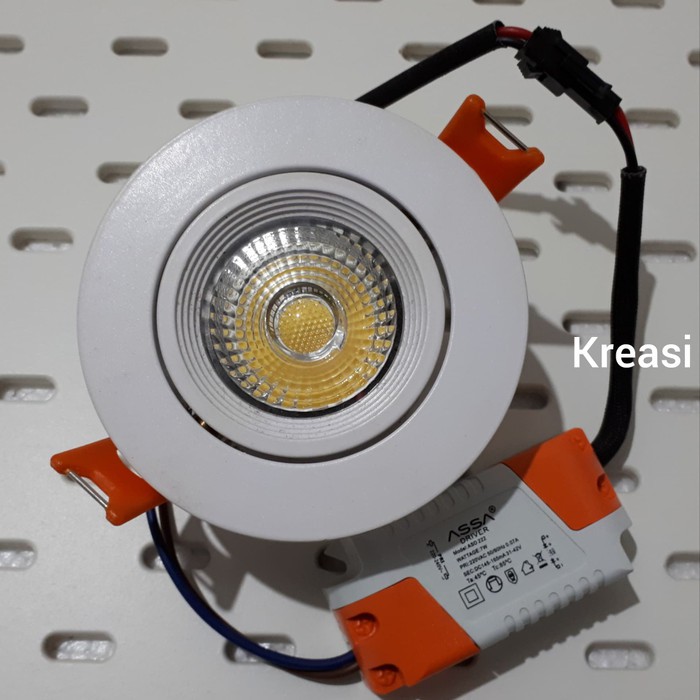 Jual Lampu Led Downlight Led Panel Assa W Watt Kuning