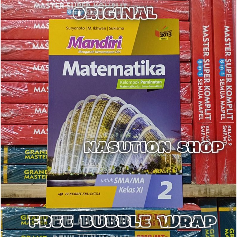 Jual Buku Mandiri Matematika Kelas Xl Sma K Revisi Erlangga