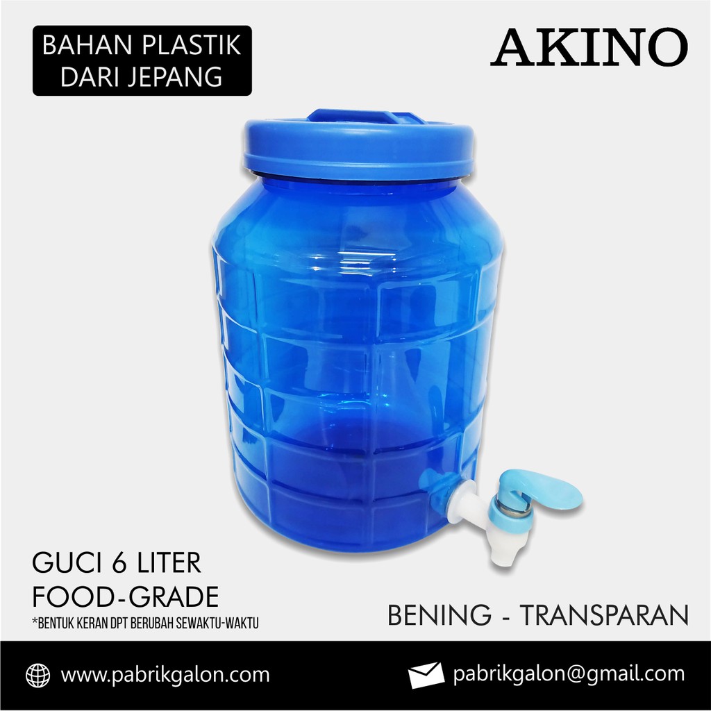 Jual Guci Galon Kran Akino Liter Bahan Dari Jepang Kargo Shopee