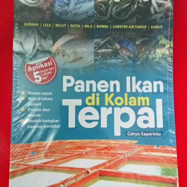 Jual BUKU PANEN IKAN DI KOLAM TERPAL ORIGINAL Shopee Indonesia