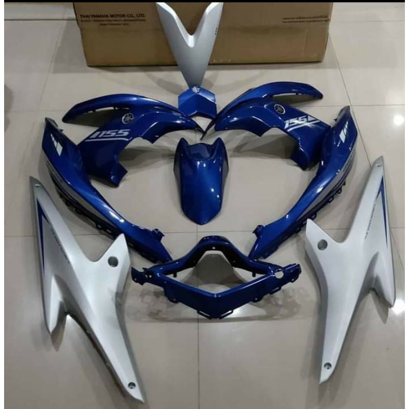 Jual Full Set Body Halus Aerox 155 Lama Biru Original Yamaha Tanpa