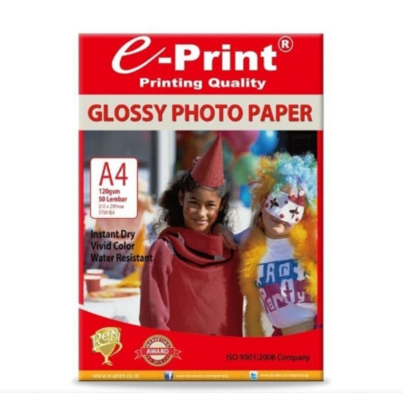 Jual Kertas Foto E Print Glossy Photo Paper A Gsm Eprint Glossy