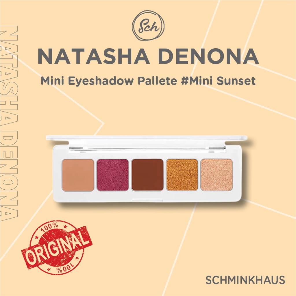 Jual NONA Mini Eyeshadow Palette Glam Nude Sunset Shopee