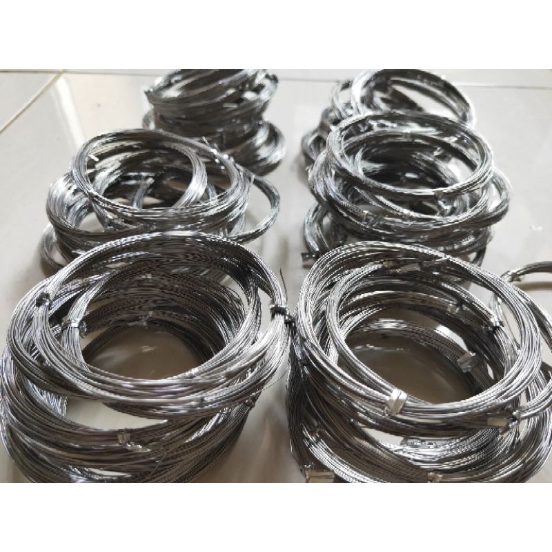 Jual Kawat Stainless Steel 304 Size 0 2mm 2mm Panjang 10 Meter