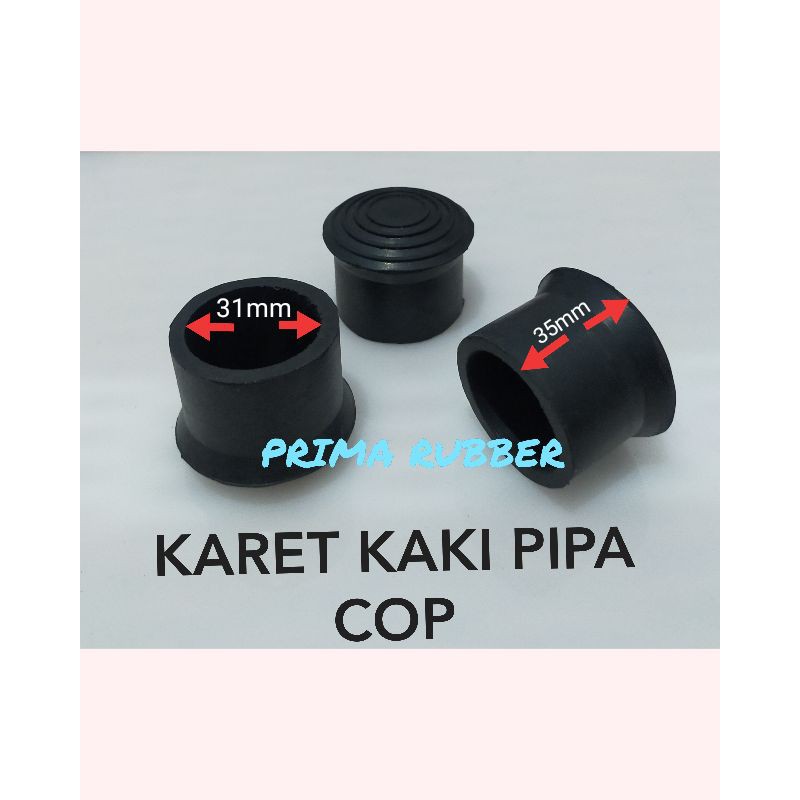 Jual Karet Kaki Pipa Inch Cop Kaki Meja Rak Kursi Chitose Besi