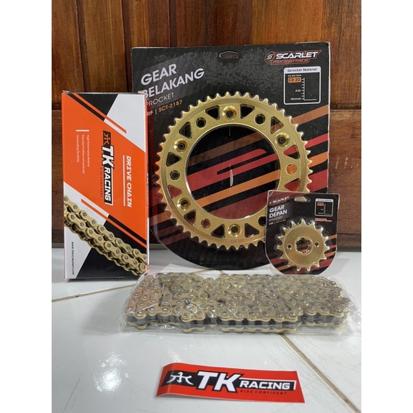 Jual Gear Paket Crf L Scarlet Depan Belakang Sampai