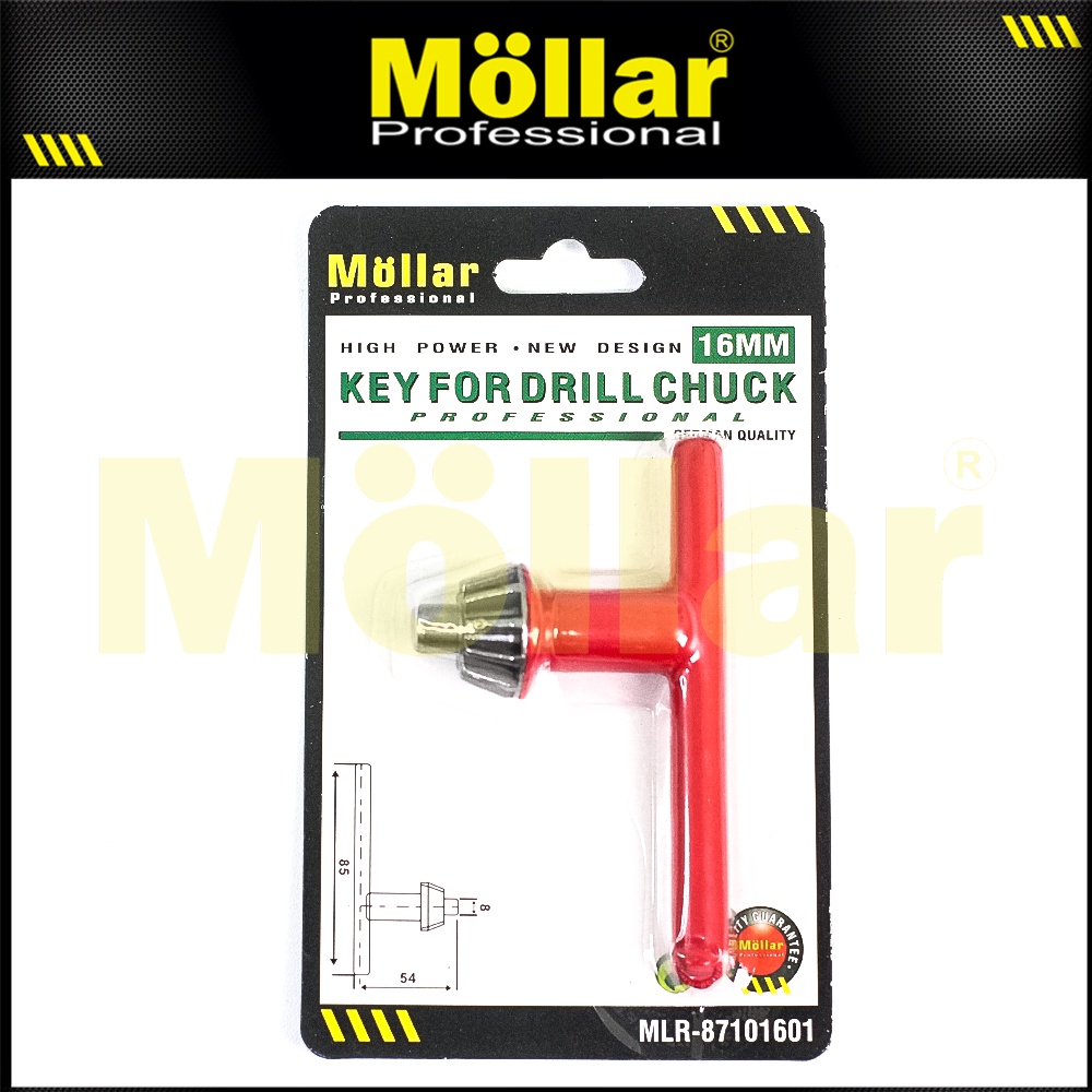 Jual MOLLAR 87101601 Kunci Kepala Mesin Bor Listrik 16 Mm Key Drill